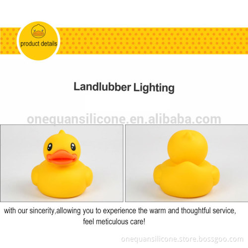 Cute Colorful Little Duck Dimming Cartoon LED Night Light Baby shaking lighting desian